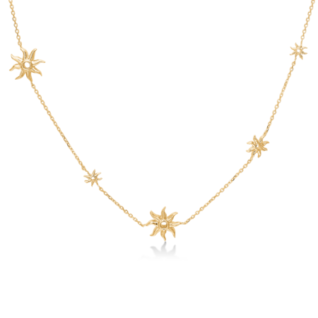 Ocean Aura udført i 925 ren sterlingsølv belagt med 18 karat forgyldning.