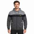 Grå Herre Fleece Sweatjakke