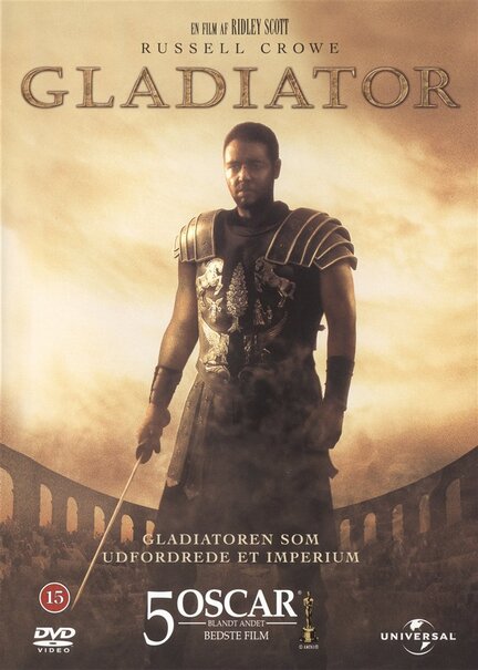 Gladiator, Russel Crowe, DVD Movie