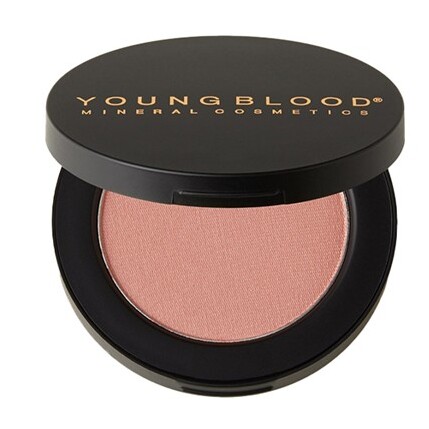 Youngblood, Pressed Mineral Blush, Fv. Blossom - Makeup, Mineral Blush, Glød, Contour, Solkysset hud, Solskinspudder, Kinder