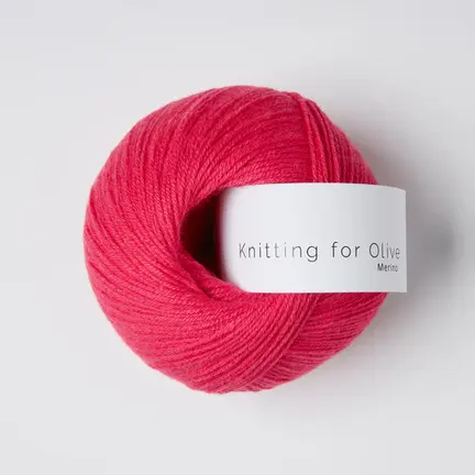 garnnoegle i merino fra knitting for olive i farven bellispink