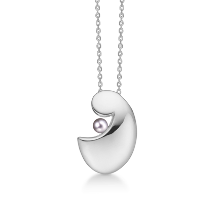 MOTHER / CHILD silver necklace | Danish design by Mads Z