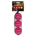 Dog Comets Starlight Tennisbold - M, 3 stk, pink