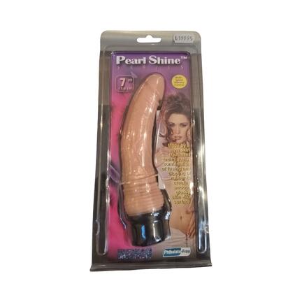 Pearl Shine Series 7" Vibrator i naturtro design med justerbare vibrationer