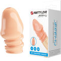 Pretty Love Jeremy Penis Thicker i hudfarvet TPR – fleksibelt penisærme for tykkere og hårdere erektioner.