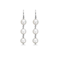 TREASURE silver earrings with pearls | Danish design by Mads Z