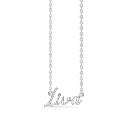Name Tag Liva made in 925 pure sterling silver.