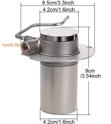 Brænder til 2 kW dieselfyr – kompatibel med Vevor, Sunster og andre kinafyr - robust reservedel til kinafyr