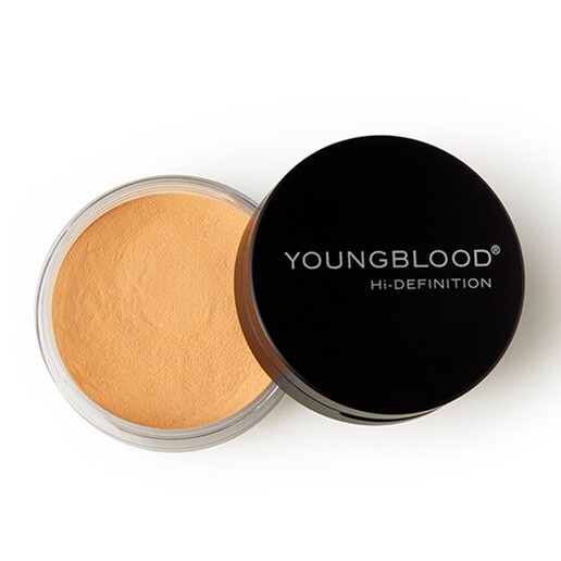 Youngblood, Loose Hi-Def Hydrating Powder, Fv. Warm - Makeup, Mineral Pudder, Pudder, Huden kan ånde