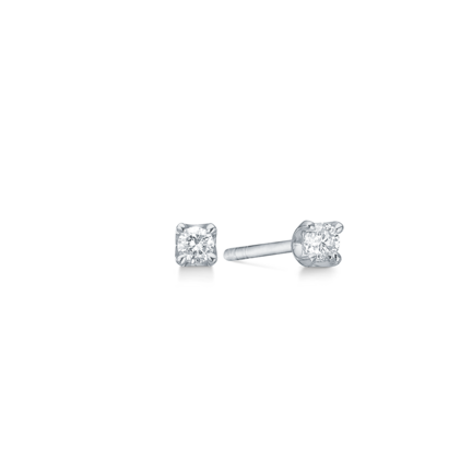 CROWN earrings 14 karat white gold | Danish design by Mads Z