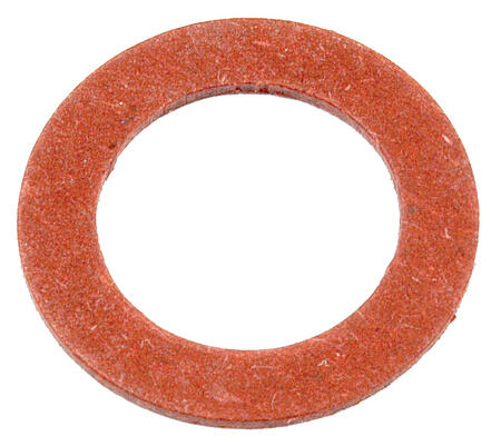 Drain plug - pack of 2.
Fiber washer
Dimensions: 3/4" x 1 1/8" = 19,1 x 28,5 x 1,2 mm
(Fits A1.5718 drain plug)
Fits: MF35, MF65, MF135, MF165, MF175, MF178, MF188
Fits: MF200, MF300, MF500 series.
Fits: Ford 10, 100, 1000 series - Case IH