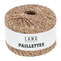 garnoegle af maerket paillettes fra lang yarns i farven laks og guld