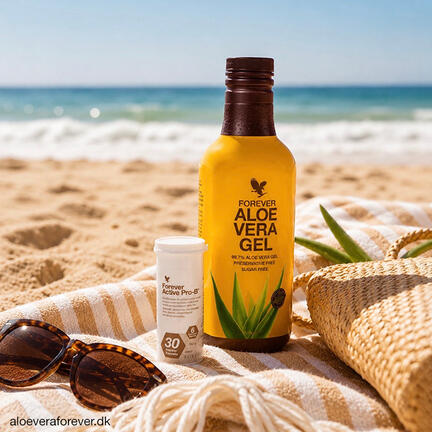 Forever Aloe Vera Gel juice og Forever Active Pro-B kapsler
