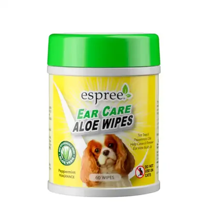 Espree Ear Care Aloe Wipes 60 stk.