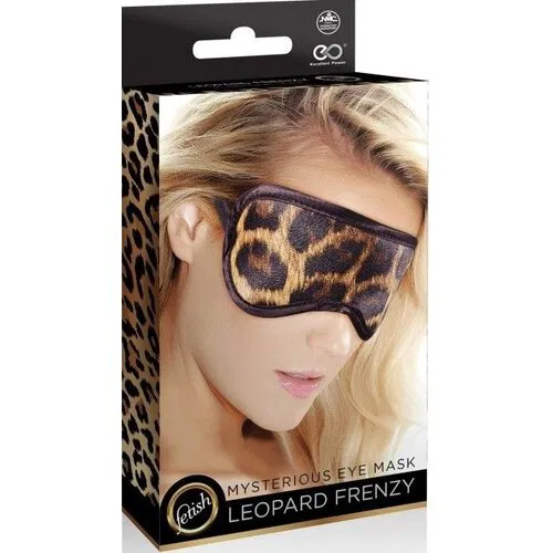Mysterious Eye Mask Leopard Frenzy