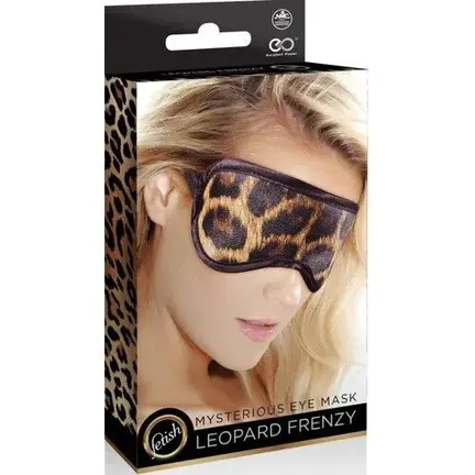 Mysterious Eye Mask Leopard Frenzy – leopard blindfold til bondage og erotisk leg