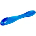 Penis Probe blå dildo 17,3 cm med to ender – fleksibel og glat til både vaginal og anal stimulation.