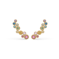 LUXURY RAINBOW earrings in 14 karat gold | Danish design by Mads Z