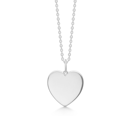 LOVE TOKEN halskæde i sølv.