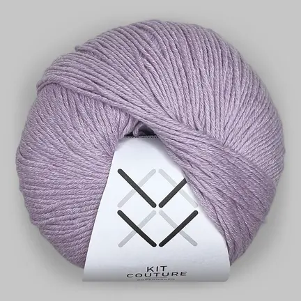 Garnnøgle Wool Cotton fra Kit Couture i farven lys syren