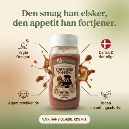 Tørfoder topping med kænguru 300ml.