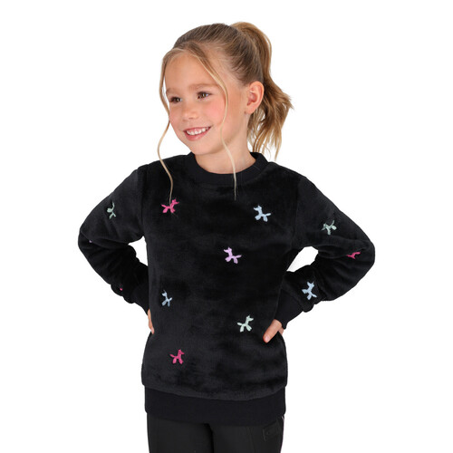 QHP Isalyn Junior Fleecebluse - Unicorn Dream - 98cm