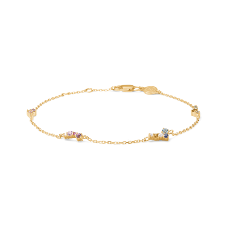 Four Seasons Petite armbånd i 14 karat guld