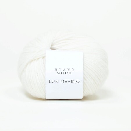 Garnet lun merino fra rauma garn i farven natur