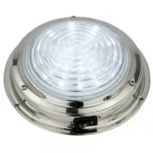 12V LED rustfri dome light 5.5 tommer