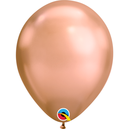 rose gold helium ballon