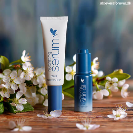Forever hydrating serum og replenishing skin oil - Ultimativ forkælelse
