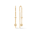 Solara Sun earrings in gold-plated silver - studio.z