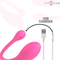 U-formet Vibrator med Dobbelt Stimulation og Fjernbetjening