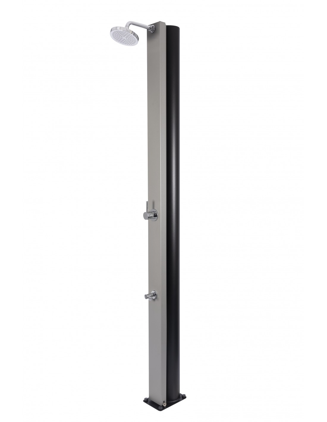 CRM WATERMIXER RD - Solardusche 30 Liter - Grau, Mit Fußdusche
