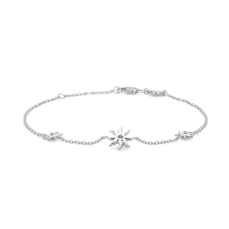 Ocean Aura bracelet made in 925 pure sterling silver.