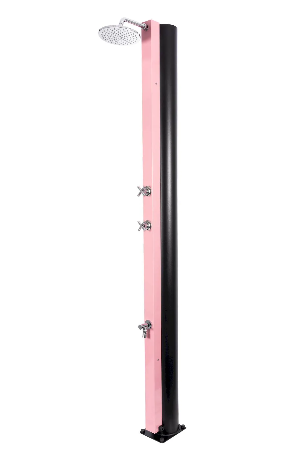 Crm - Solardusche 40 Liter - Pink, Mit Fußdusche