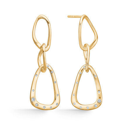 ATHENA earrings in 14 karat gold | Danish design by Mads Z