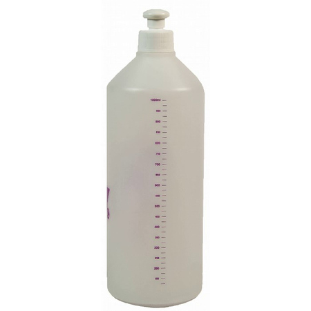 KW Blandeflaske 1000 ml. bagsiden