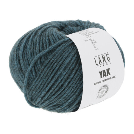 garnnoegle af maerket yak fra lang yarns i farven atlantic blue