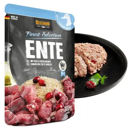 Belcando Duck with rice & lingonberries