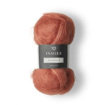 isager silk mohair farve 28 garn