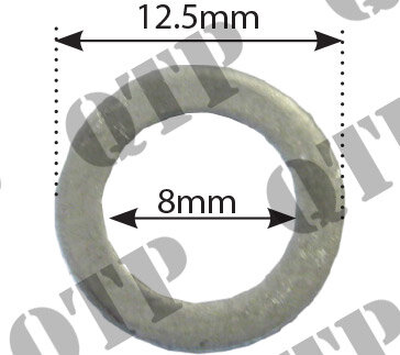 Brændstofrør - Aluskive - Overløb - 6 stk.