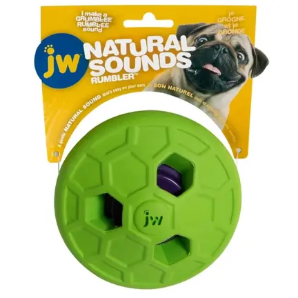 JW Natural Sounds Rumbler hundelegetøj i original emballage