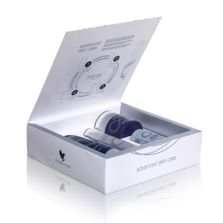 infinite by Forever 4 produkter i åbenstående, hvid gaveæske