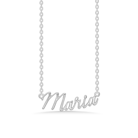 Name Tag Maria made of 925 pure sterling silver.