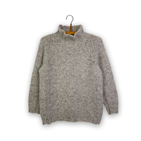 Sweateren Dæxel til damer fra Marianne Isager, Strikket med Tweed og Silk Mohair fra Isager