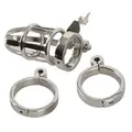 Chastity Cage Stainless Steel – rustfrit stål kyskhedsbælte med ventilationshuller og lås