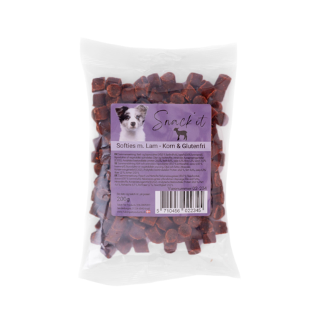Snack'it Softies m. Lam - Korn & Glutenfri 200g