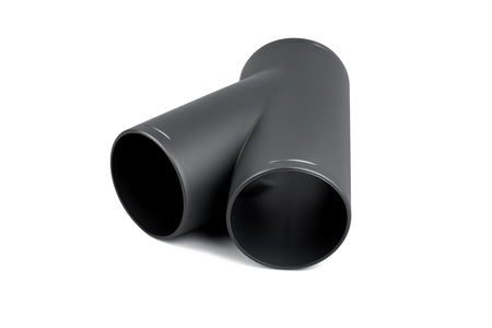 Y-stykke Ø60 mm med Sideudgang – Til Dieselfyr (oliefyr)