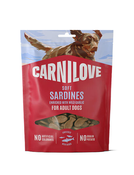 Carnilove Soft snack Sardines enriched with Wild garlic 200g